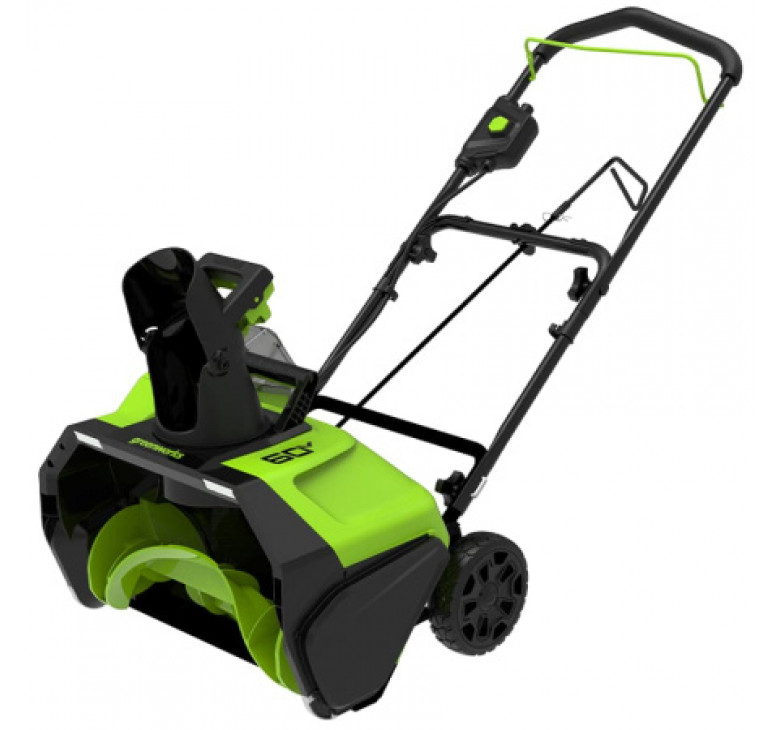Снегоуборщик аккумуляторный Greenworks GD60PST, 60V, 51см, бесщеточный, без АКБ и ЗУ Снегоуборщик аккумуляторный Greenworks GD60PST, 60V, 51см, бесщеточный, без АКБ и ЗУ