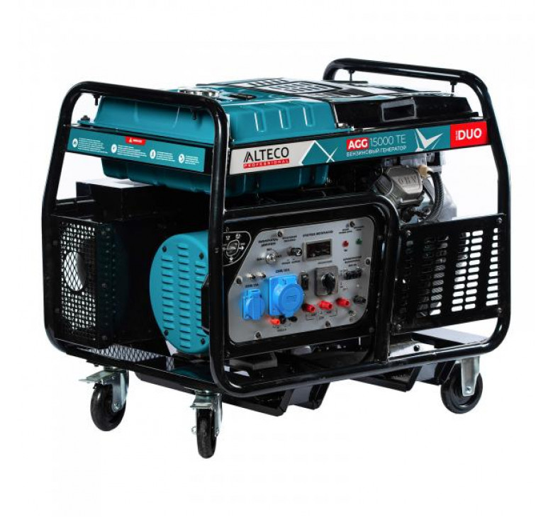 Генератор Alteco AGG 15000TE Duo Professional, бензин, 10,0-12,0кВт