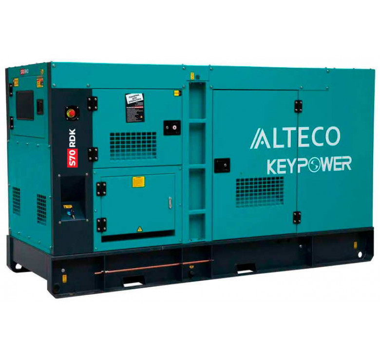 Генератор Alteco S70 RDK, дизель, 48кВт, 380В Генератор Alteco S70 RDK, дизель, 48кВт, 380В